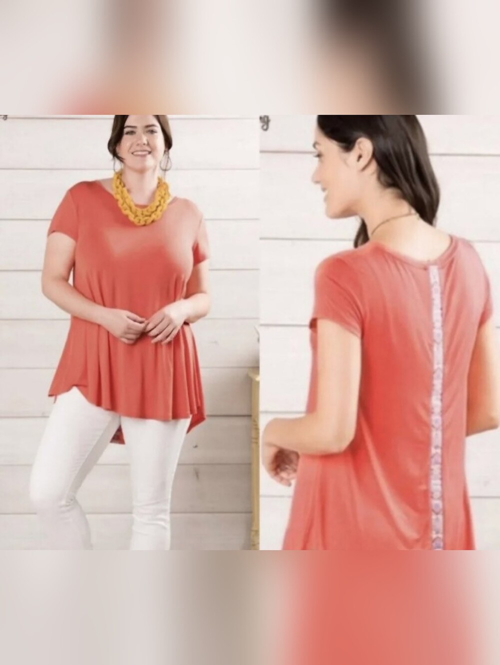 Matilda Jane "Nectarine Dream" Knit Tunic Top size XL - Picture 16 of 16